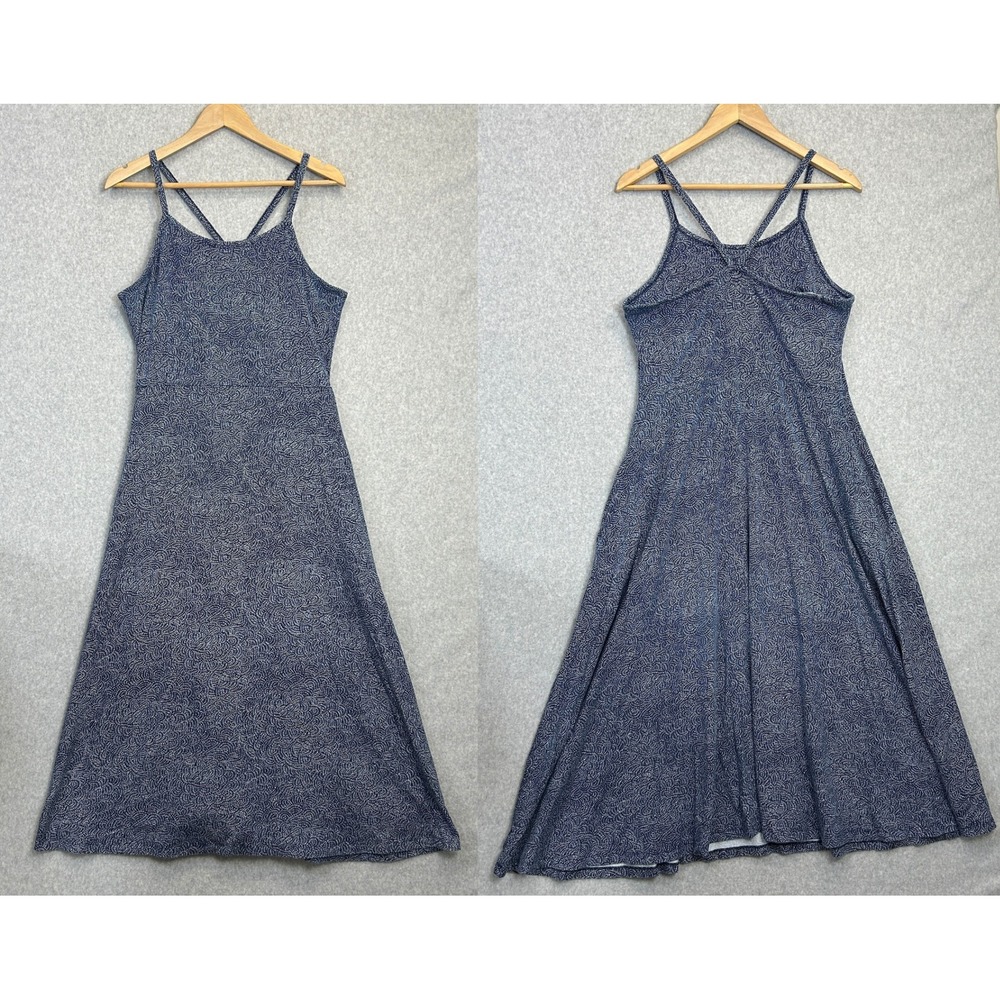Pact Women’s Navy Speckled Midi Dress